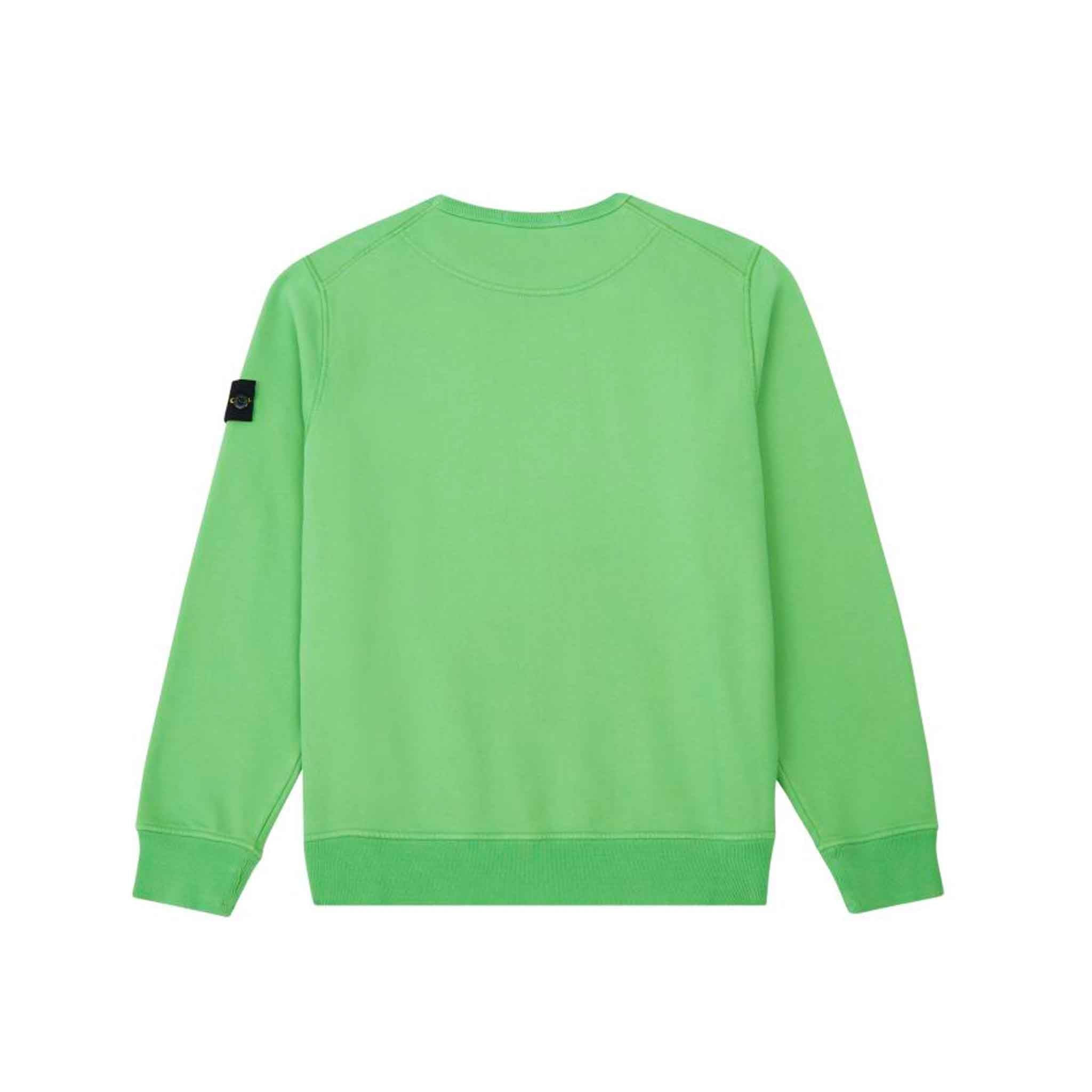 Stone Island Junior Crewneck Sweatshirt in GreenSweatshirtsStone Island JuniorDPUS80525726783258Stone Island Junior Crewneck Sweatshirt in Green