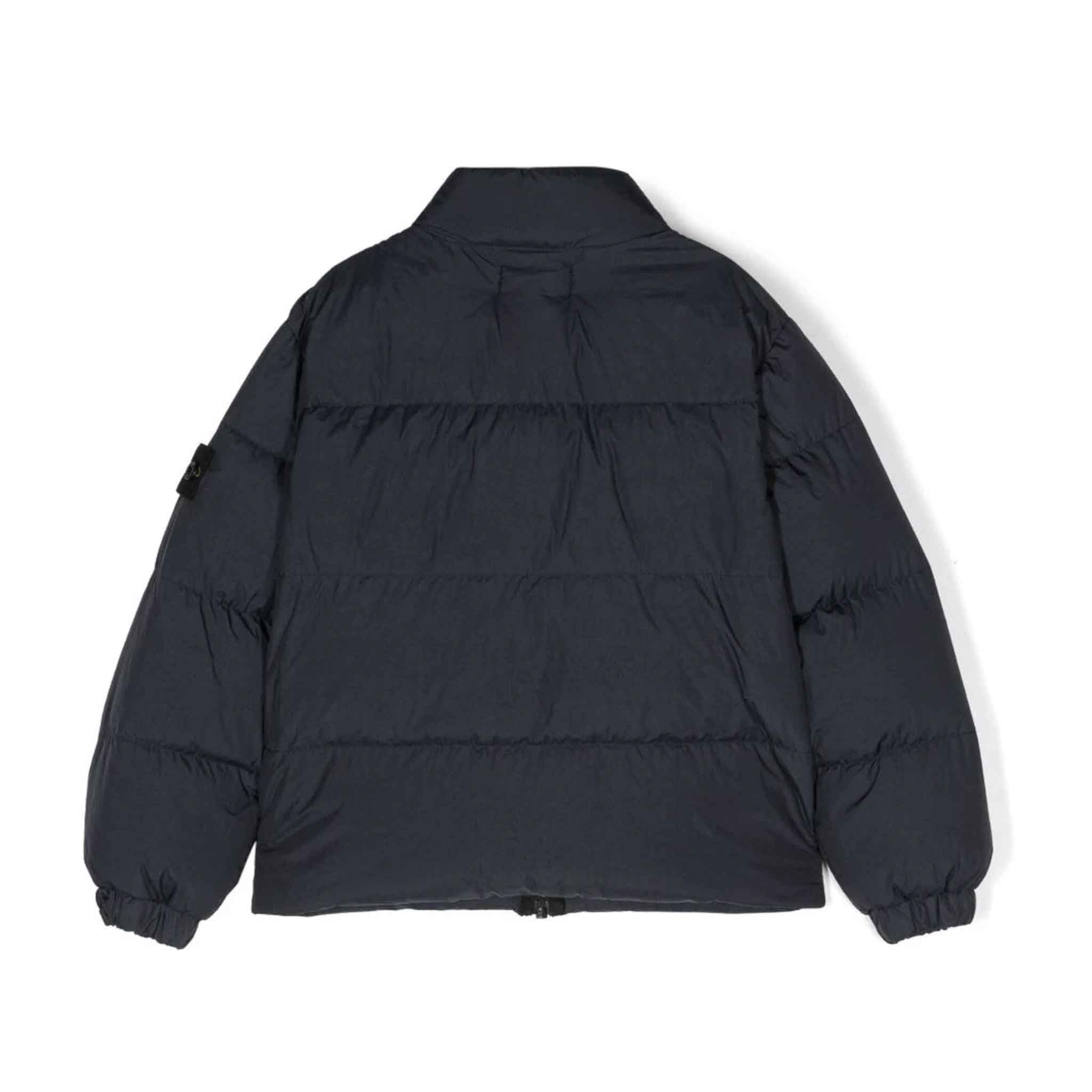 Stone Island Junior Crinkle Reps Down Jacket in NavyCoats & JacketsStone Island JuniorDPUS80525726848698Stone Island Junior Crinkle Reps Down Jacket in Navy