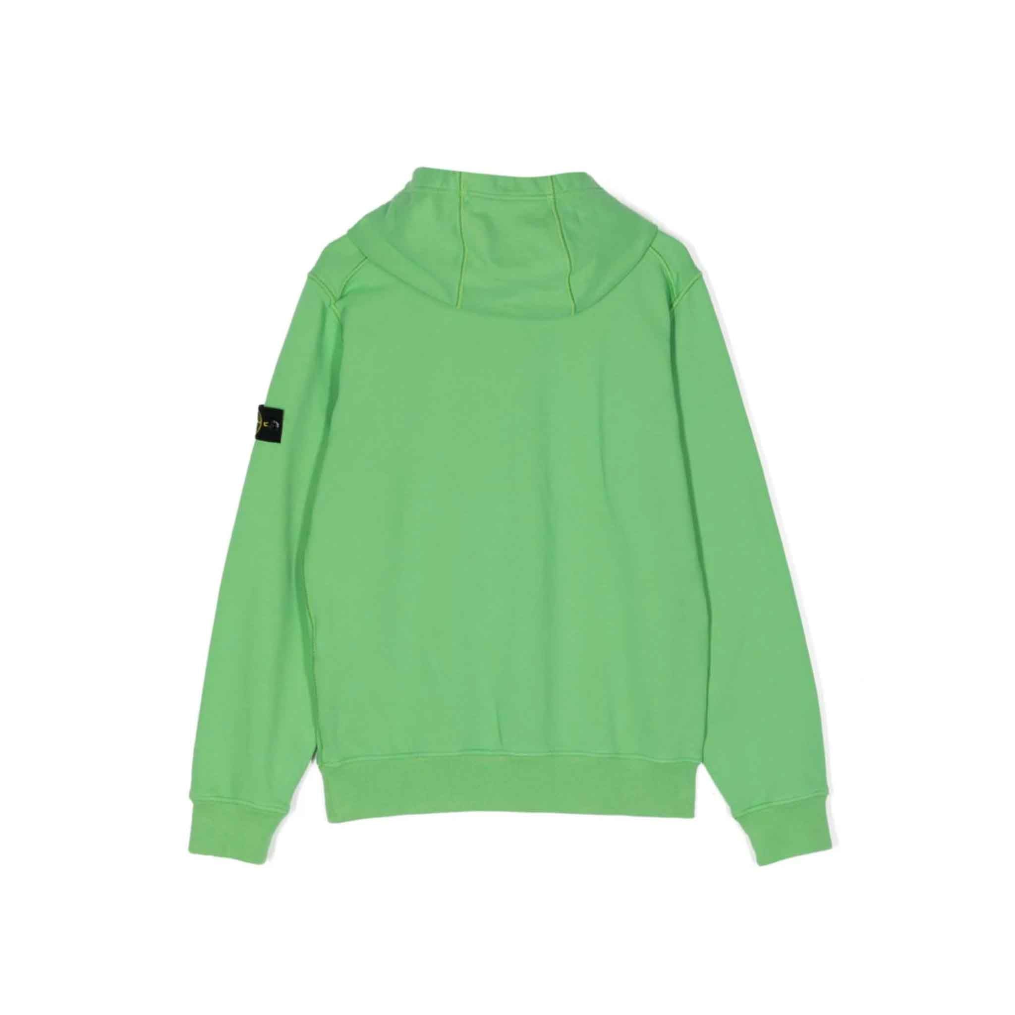 Stone Island Junior Hooded Sweatshirt in GreenHoodiesStone Island JuniorDPUS80525726771448Stone Island Junior Hooded Sweatshirt in Green