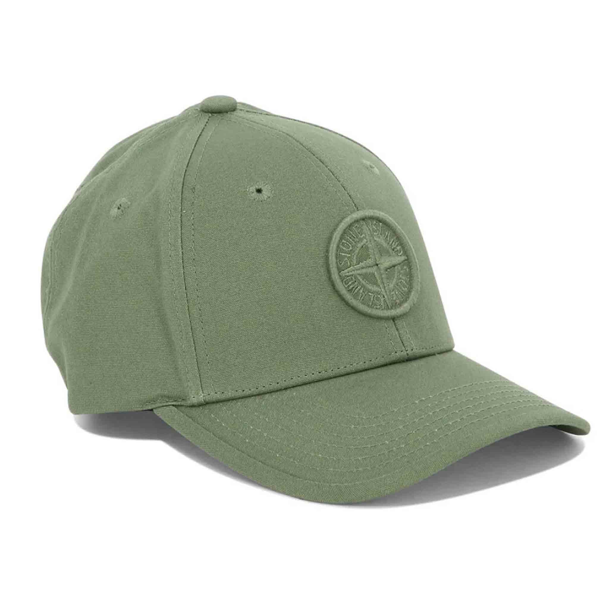 Stone Island Junior Logo Cap in Olive GreenHatsStone Island JuniorDPUS80525728737991Stone Island Junior Logo Cap in Olive Green