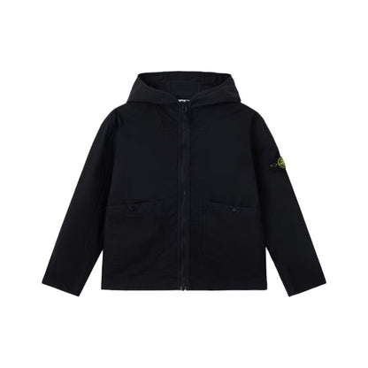 Stone Island Junior Mil-Spec Stretch Ripstop-TC Hooded JacketCoats & JacketsStone Island JuniorDPUS Designer OutletL1S164100006-S0063-V0029-A088053819437811Black8Stone Island Junior Mil-Spec Stretch Ripstop-TC Hooded Jacket