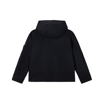 Stone Island Junior Mil-Spec Stretch Ripstop-TC Hooded JacketCoats & JacketsStone Island JuniorDPUS Designer OutletL1S164100006-S0063-V0029-A088053819437811Black8Stone Island Junior Mil-Spec Stretch Ripstop-TC Hooded Jacket