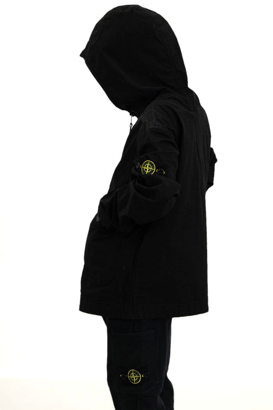 Stone Island Junior Mil-Spec Stretch Ripstop-TC Hooded JacketCoats & JacketsStone Island JuniorDPUS Designer OutletL1S164100006-S0063-V0029-A088053819437811Black8Stone Island Junior Mil-Spec Stretch Ripstop-TC Hooded Jacket