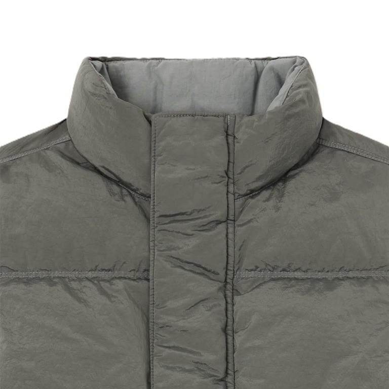 Stone Island Junior Nylon Metal Down Vest in Dust GreyCoats & JacketsStone Island JuniorDPUS Designer Outlet8053813586317AGE 8Stone Island Junior Nylon Metal Down Vest in Dust Grey