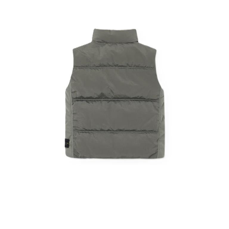 Stone Island Junior Nylon Metal Down Vest in Dust GreyCoats & JacketsStone Island JuniorDPUS Designer Outlet8053813586317AGE 8Stone Island Junior Nylon Metal Down Vest in Dust Grey