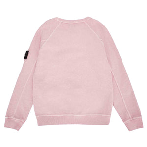 Stone Island Junior "Old Treatment" Crewneck Sweatshirt in PinkSweatshirtsStone Island JuniorDPUS80525728618408Stone Island Junior "Old Treatment" Crewneck Sweatshirt in Pink