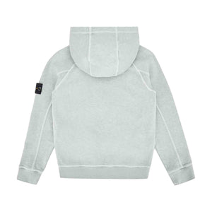 Stone Island Junior "Old Treatment" Hooded Sweatshirt in Pearl GreyHoodiesStone Island JuniorDPUS80525728907898Stone Island Junior "Old Treatment" Hooded Sweatshirt in Pearl Grey