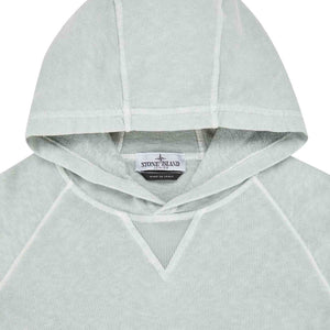 Stone Island Junior "Old Treatment" Hooded Sweatshirt in Pearl GreyHoodiesStone Island JuniorDPUS80525728907898Stone Island Junior "Old Treatment" Hooded Sweatshirt in Pearl Grey