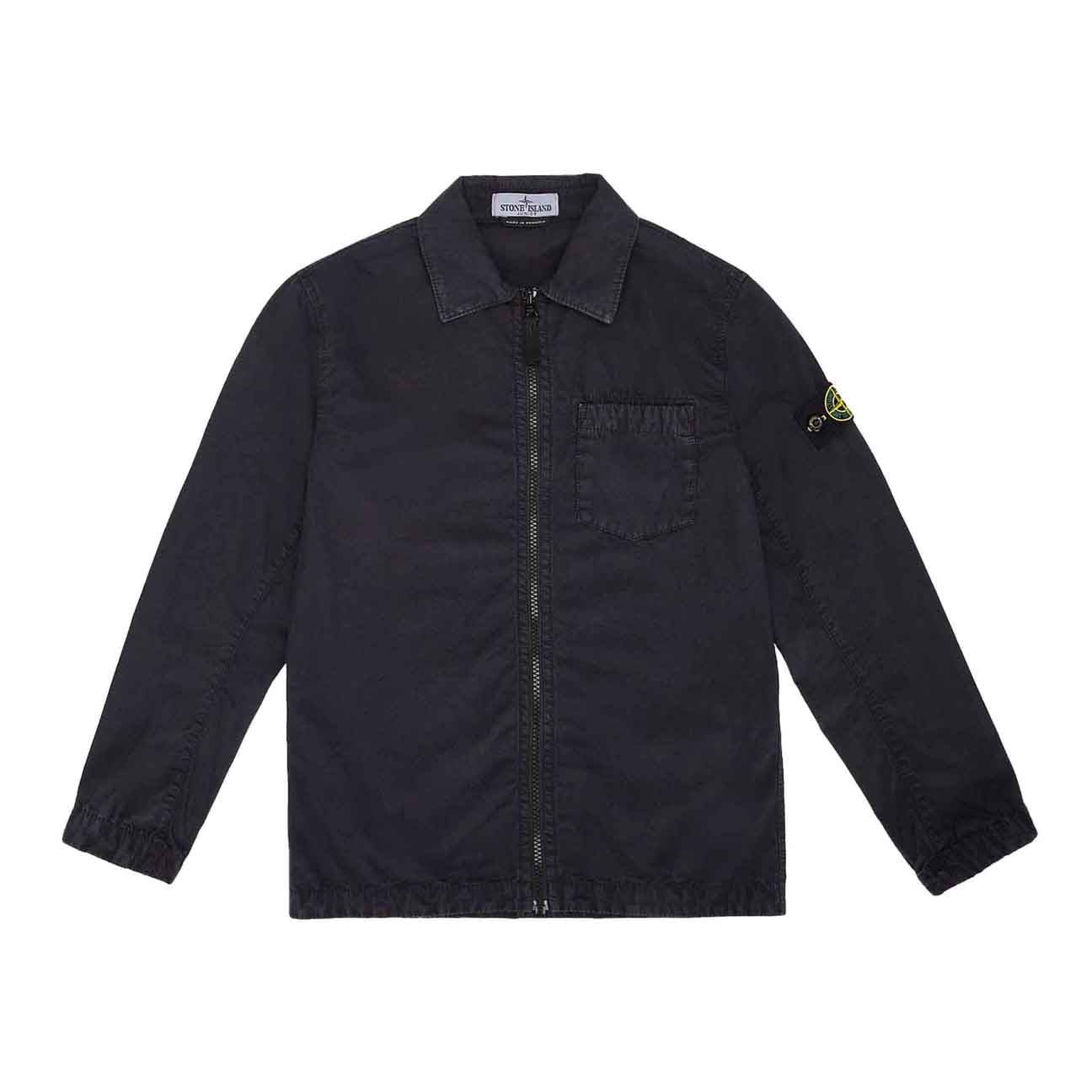 Stone Island Junior Old Treatment Overshirt in NavyCoats & JacketsStone Island JuniorDPUS80525726987988Stone Island Junior Old Treatment Overshirt in Navy