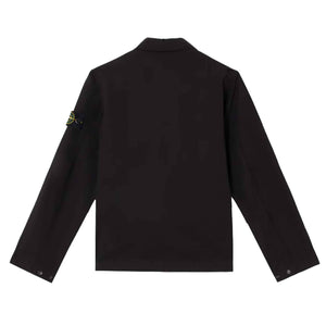 Stone Island Junior Stretch Cotton Overshirt in NavyOvershirtStone Island JuniorDPUS Designer Outlet80505928765928Stone Island Junior Stretch Cotton Overshirt in Navy