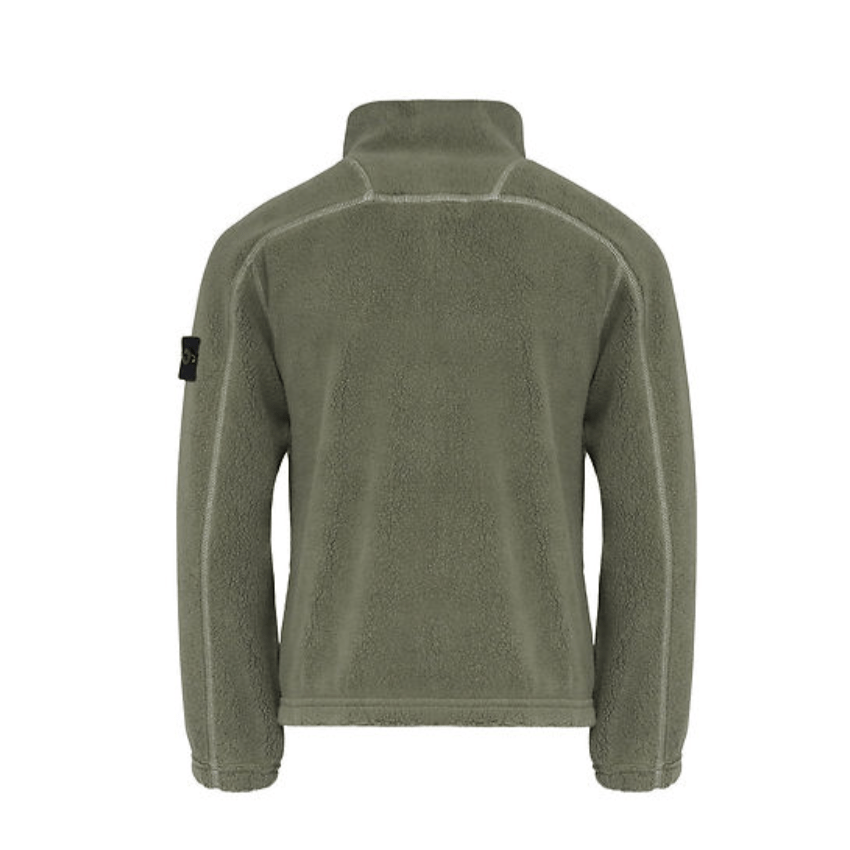 Stone Island Junior Terry Fleece Zip - Up Mock Neck Sweatshirt in Military GreenHoodies & Zip - UpsStone Island JuniorDPUS Designer Outlet8050592942761AGE 8Stone Island Junior Terry Fleece Zip - Up Mock Neck Sweatshirt in Military Green