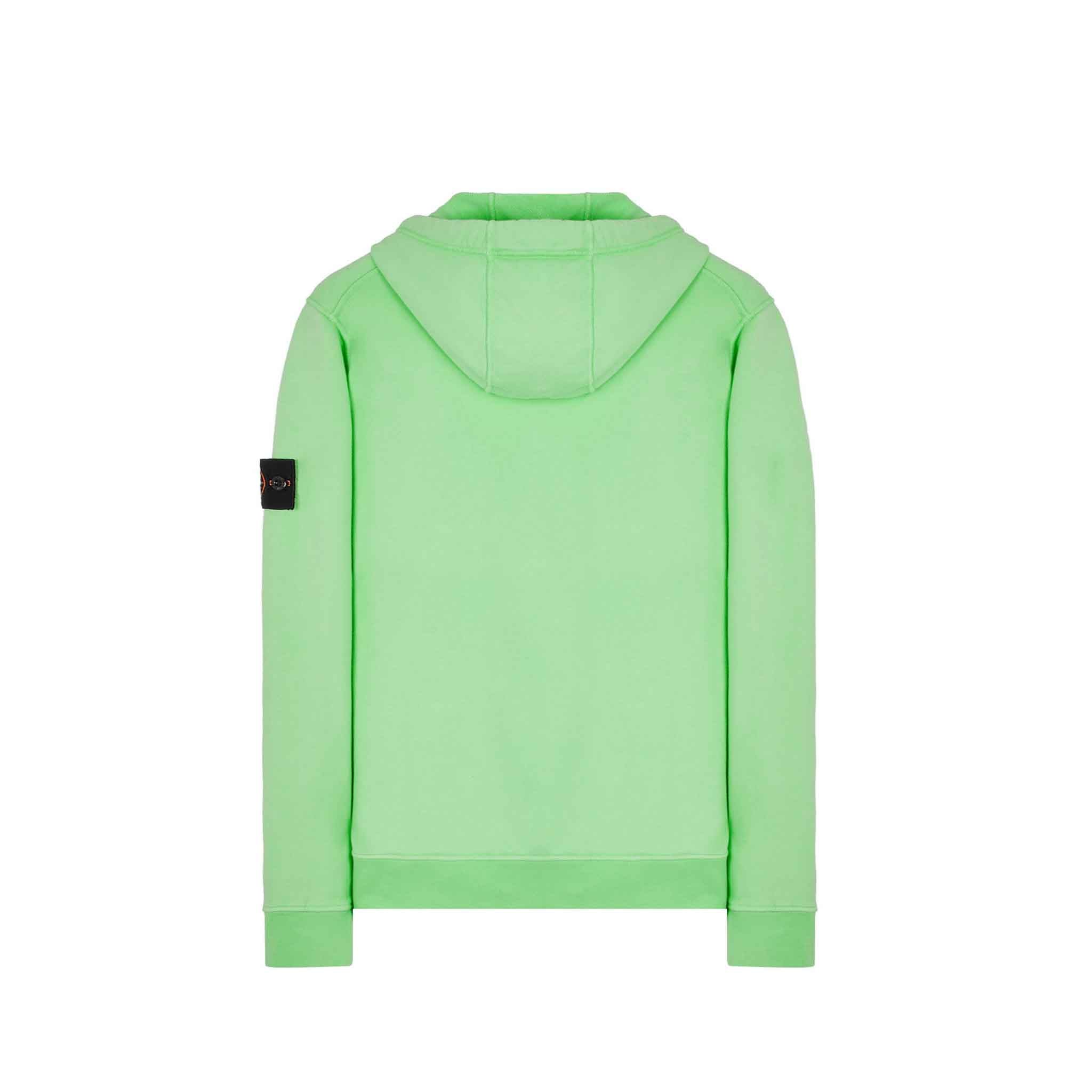 Stone Island Junior Zipped Hooded Sweatshirt in GreenHoodiesStone Island JuniorDPUS80525726792238Stone Island Junior Zipped Hooded Sweatshirt in Green