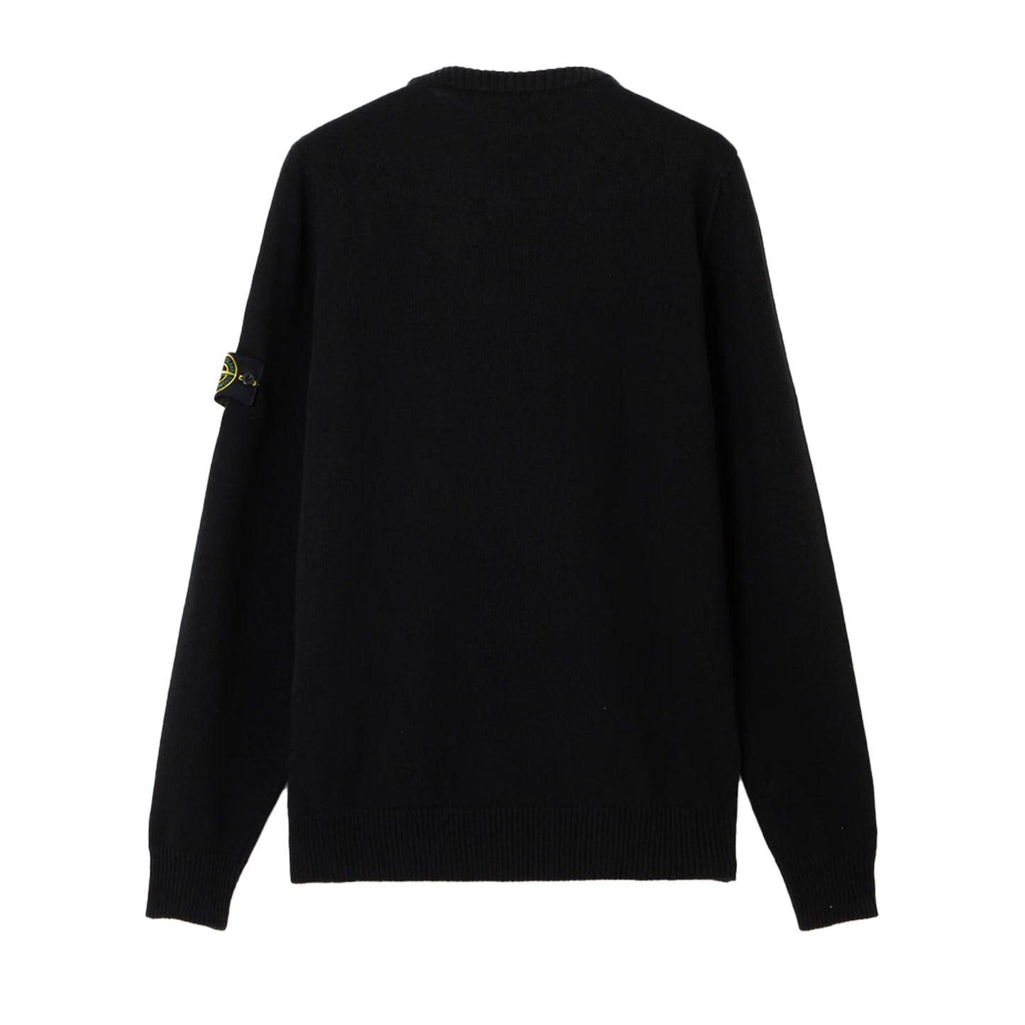 Stone Island Lambswool Crewneck in Black