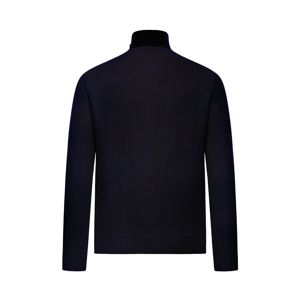 [Stone Island] Lambswool Zip-Up CardiganT-ShirtStone IslandDPUS Designer OutletL2S155100047-S00A3-V0020-SNavy BlueS[Stone Island] Lambswool Zip-Up Cardigan