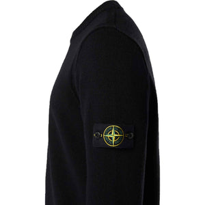 Stone Island Lambwool Crewneck Sweater in BlackKnitwearStone IslandDPUS8056246029949SStone Island Lambwool Crewneck Sweater in Black