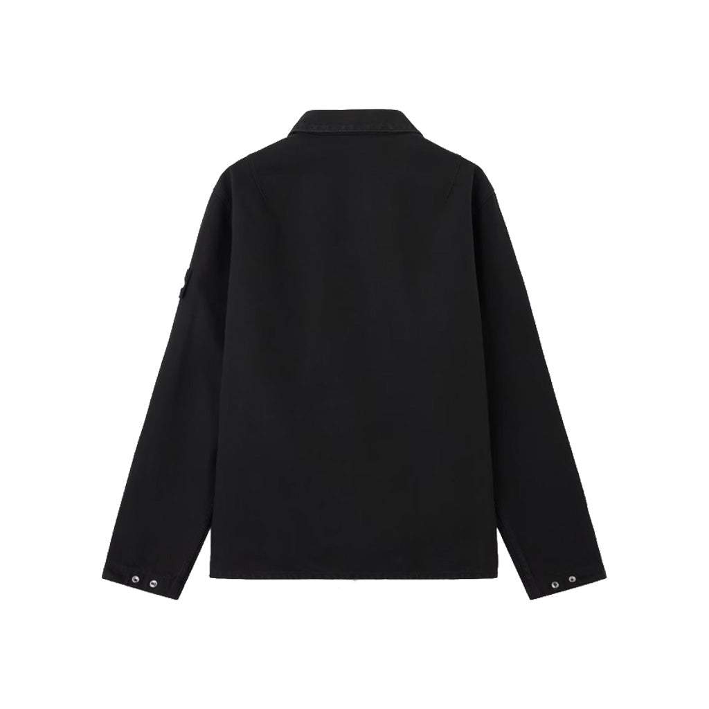 [Stone Island] Light Bull Denim-TC Comfort Fit OvershirtStone IslandDPUS Designer OutletL1S141200002-S0J24-V0029-L8053819375182BlackL[Stone Island] Light Bull Denim-TC Comfort Fit Overshirt