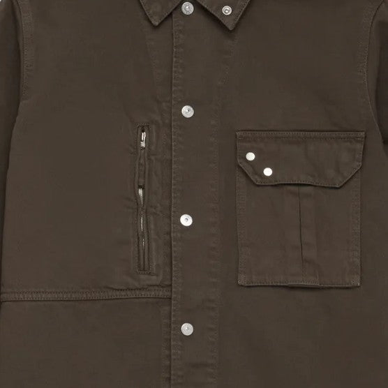 Stone Island Light Bull Denim - TC OvershirtCoats & JacketsStone IslandDPUS Designer Outlet8053819374901UmberMStone Island Light Bull Denim - TC Overshirt