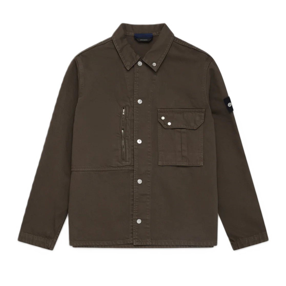 Stone Island Light Bull Denim - TC OvershirtCoats & JacketsStone IslandDPUS Designer Outlet8053819374901UmberMStone Island Light Bull Denim - TC Overshirt