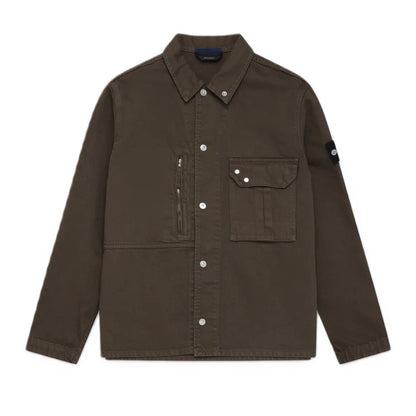 Stone Island Light Bull Denim - TC OvershirtCoats & JacketsStone IslandDPUS Designer Outlet8053819374901UmberMStone Island Light Bull Denim - TC Overshirt