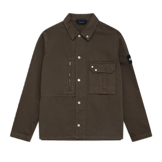 Stone Island Light Bull Denim - TC OvershirtCoats & JacketsStone IslandDPUS Designer Outlet8053819374901UmberMStone Island Light Bull Denim - TC Overshirt