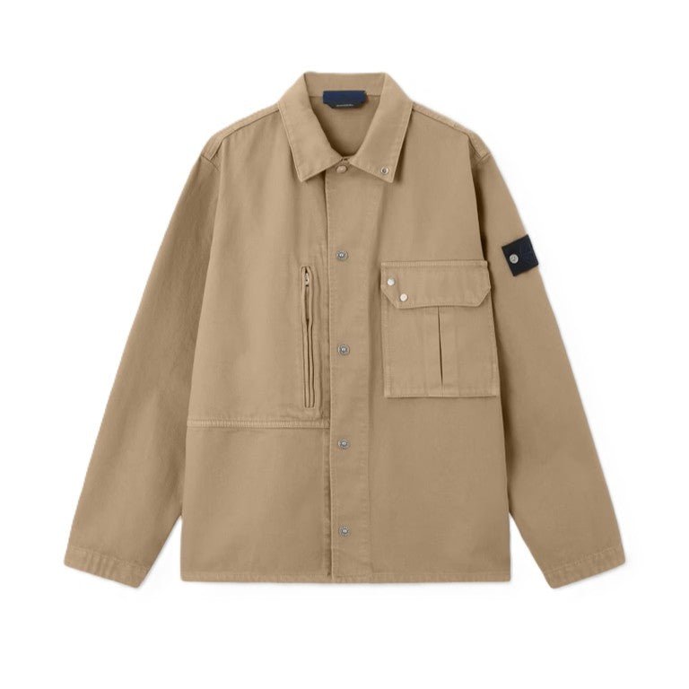 Stone Island Light Bull Denim - TC OvershirtCoats & JacketsStone IslandDPUS Designer Outlet8053819379470DesertMStone Island Light Bull Denim - TC Overshirt