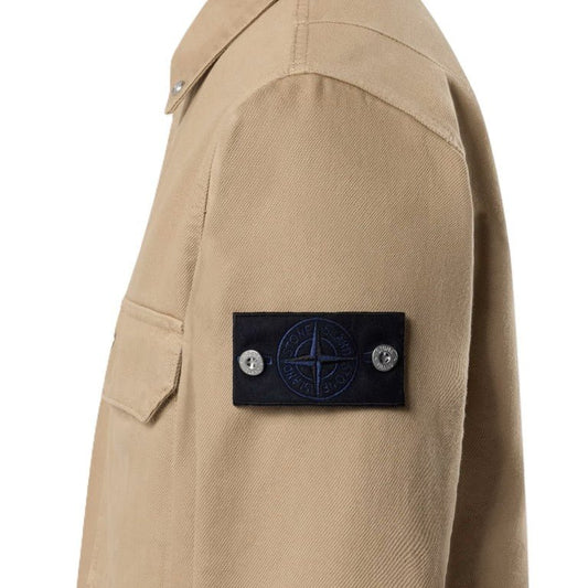 Stone Island Light Bull Denim - TC OvershirtCoats & JacketsStone IslandDPUS Designer Outlet8053819379470DesertMStone Island Light Bull Denim - TC Overshirt