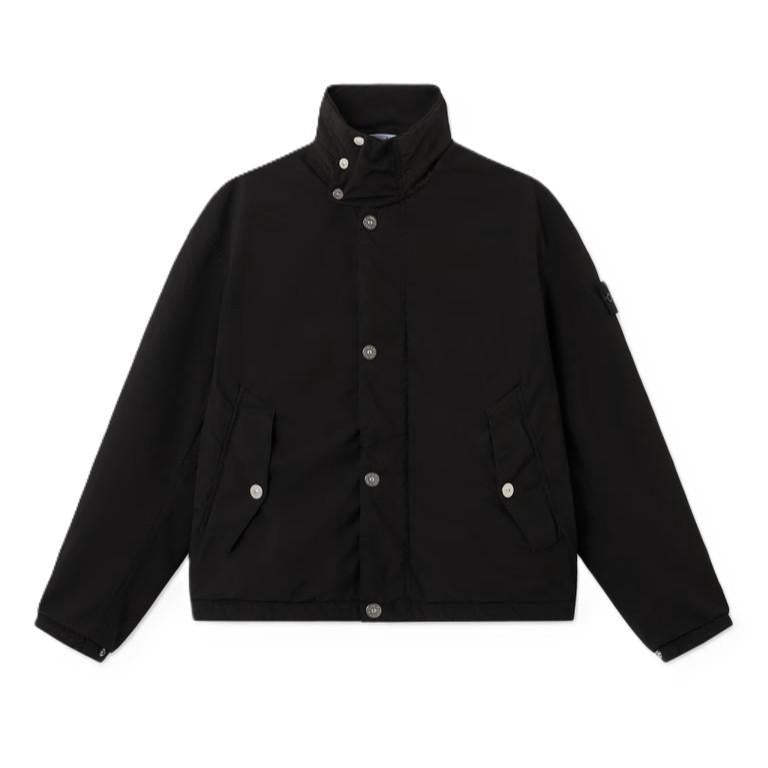 Stone Island Light Compact Touch Poly - TC Coach Jacket in BlackCoats & JacketsStone IslandDPUS Designer Outlet8053813450236SStone Island Light Compact Touch Poly - TC Coach Jacket in Black
