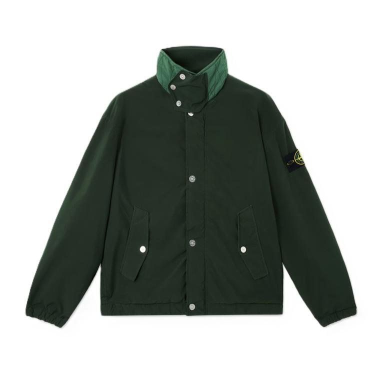 Stone Island Light Compact Touch Poly - TC Coach Jacket in JuniperCoats & JacketsStone IslandDPUS Designer Outlet8053813435684SStone Island Light Compact Touch Poly - TC Coach Jacket in Juniper