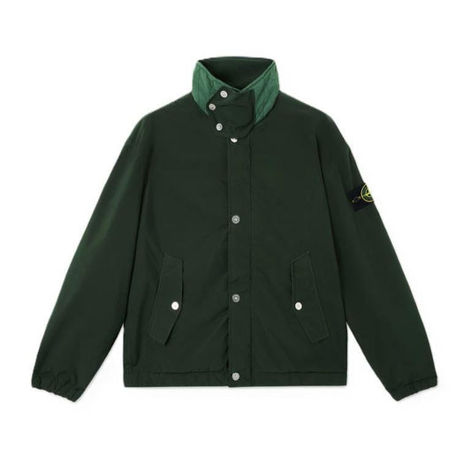 Stone Island Light Compact Touch Poly - TC Coach Jacket in JuniperCoats & JacketsStone IslandDPUS Designer Outlet8053813435684SStone Island Light Compact Touch Poly - TC Coach Jacket in Juniper