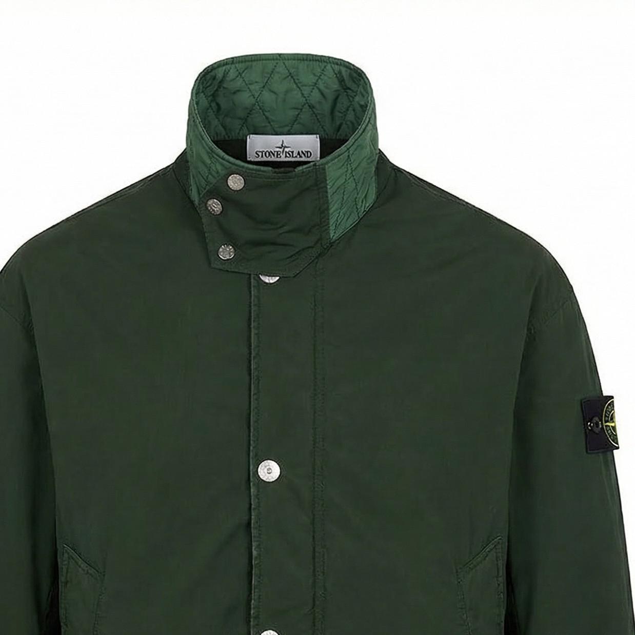 Stone Island Light Compact Touch Poly - TC Coach Jacket in JuniperCoats & JacketsStone IslandDPUS Designer Outlet8053813435684SStone Island Light Compact Touch Poly - TC Coach Jacket in Juniper