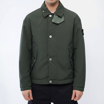 Stone Island Light Compact Touch Poly - TC Coach Jacket in JuniperCoats & JacketsStone IslandDPUS Designer Outlet8053813435684SStone Island Light Compact Touch Poly - TC Coach Jacket in Juniper