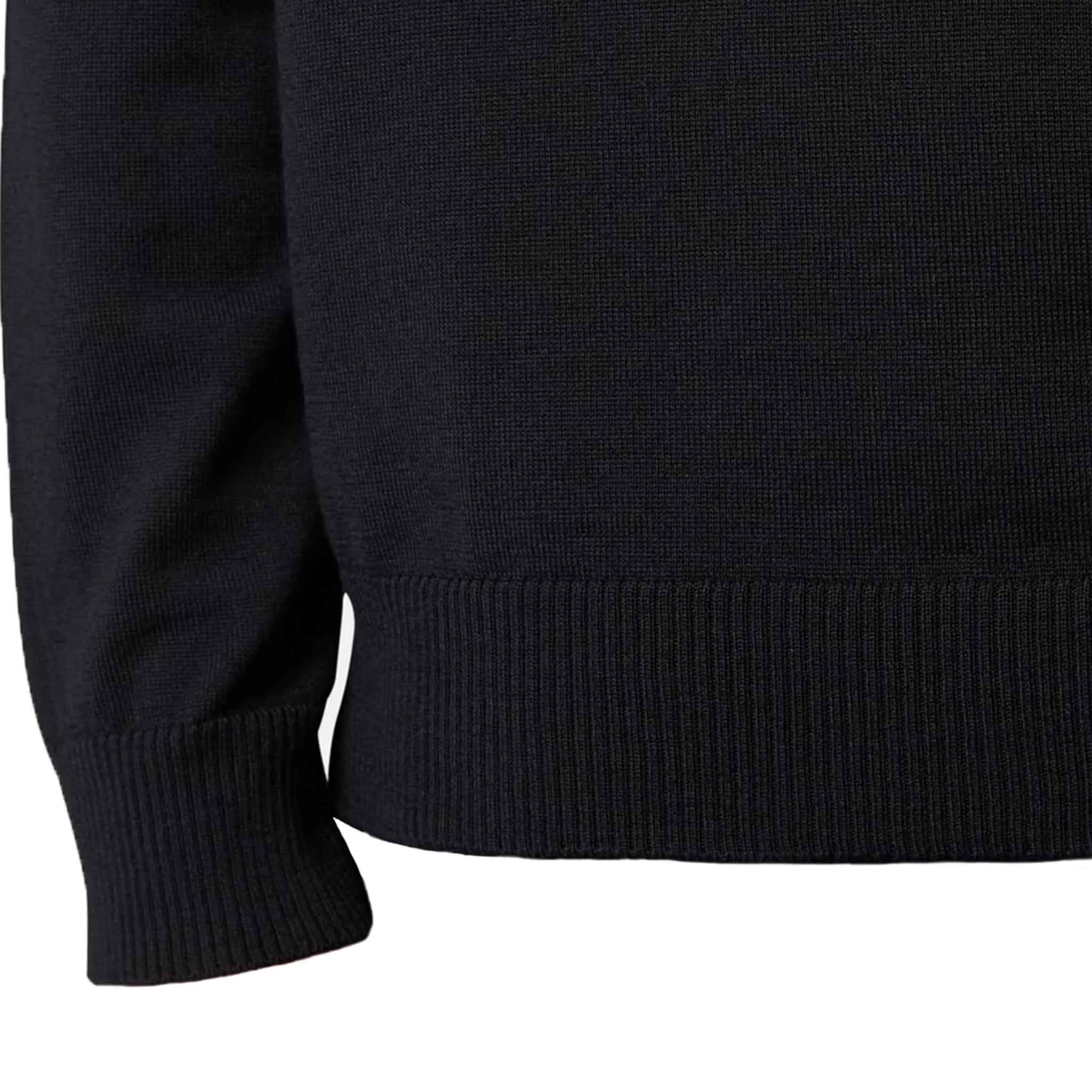 Stone Island Light Pure Wool Crewneck Knit in BlackKnitwearStone IslandDPUSSStone Island Light Pure Wool Crewneck Knit in Black