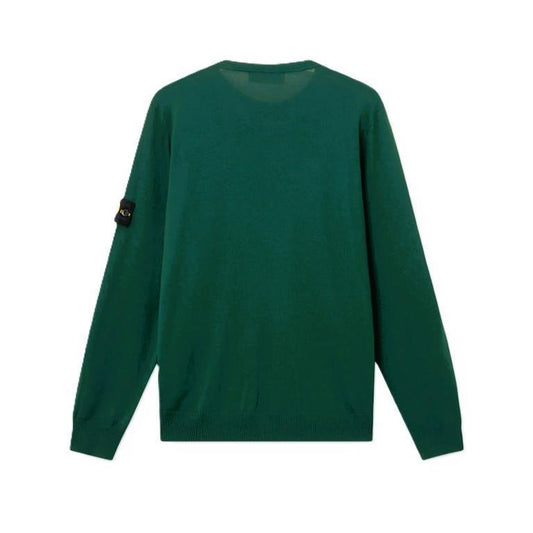 Stone Island Light Pure Wool Crewneck Knit in JuniperKnitwearStone IslandDPUS Designer Outlet8053813436476SStone Island Light Pure Wool Crewneck Knit in Juniper