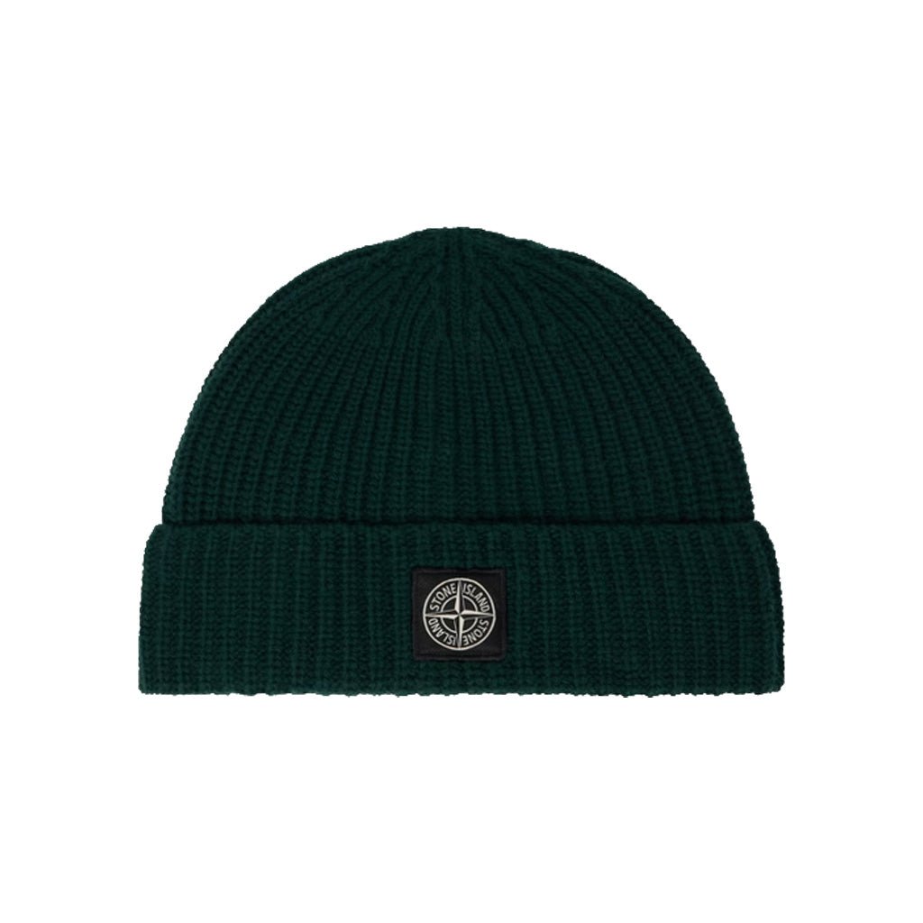 [Stone Island] Light RWS Geelong Wool BeanieHatsStone IslandDPUS Designer OutletL2S15N100012-S00B4-V005S-UNDark GreenUNI[Stone Island] Light RWS Geelong Wool Beanie