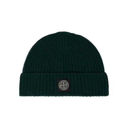 [Stone Island] Light RWS Geelong Wool BeanieHatsStone IslandDPUS Designer OutletL2S15N100012-S00B4-V005S-UNDark GreenUNI[Stone Island] Light RWS Geelong Wool Beanie