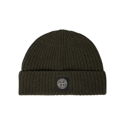 [Stone Island] Light RWS Geelong Wool BeanieHatsStone IslandDPUS Designer OutletL2S15N100012-S00B4-V0M5G-UNMilitary Green MelangeUNI[Stone Island] Light RWS Geelong Wool Beanie