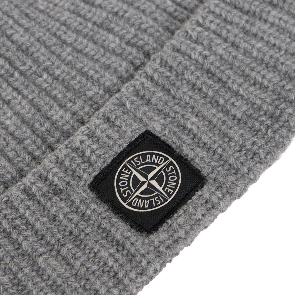 [Stone Island] Light RWS Geelong Wool BeanieHatsStone IslandDPUS Designer OutletL2S15N100012-S00B4-V0M60-UNGrey MelangeUNI[Stone Island] Light RWS Geelong Wool Beanie