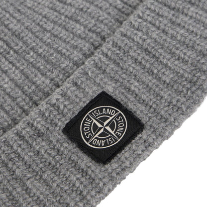 [Stone Island] Light RWS Geelong Wool BeanieHatsStone IslandDPUS Designer OutletL2S15N100012-S00B4-V0M60-UNGrey MelangeUNI[Stone Island] Light RWS Geelong Wool Beanie