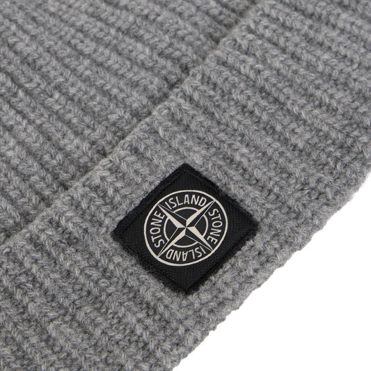 [Stone Island] Light RWS Geelong Wool BeanieHatsStone IslandDPUS Designer OutletL2S15N100012-S00B4-V0M60-UNGrey MelangeUNI[Stone Island] Light RWS Geelong Wool Beanie