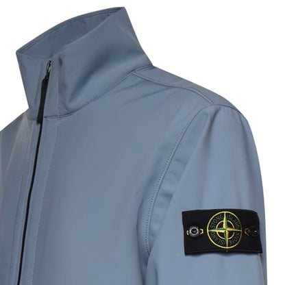 [Stone Island] Light Soft Shell - R E.Dye® Technology In Recycled Polyester JacketCoats & JacketsStone IslandDPUS Designer OutletSky BlueS[Stone Island] Light Soft Shell - R E.Dye® Technology In Recycled Polyester Jacket