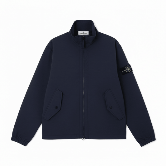 [Stone Island] Light Soft Shell-R E.Dye® Technology In Recycled Polyester JacketCoats & JacketsStone IslandDPUS Designer OutletNavyXS[Stone Island] Light Soft Shell-R E.Dye® Technology In Recycled Polyester Jacket