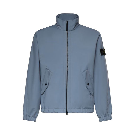 [Stone Island] Light Soft Shell - R E.Dye® Technology In Recycled Polyester JacketCoats & JacketsStone IslandDPUS Designer OutletSky BlueS[Stone Island] Light Soft Shell - R E.Dye® Technology In Recycled Polyester Jacket