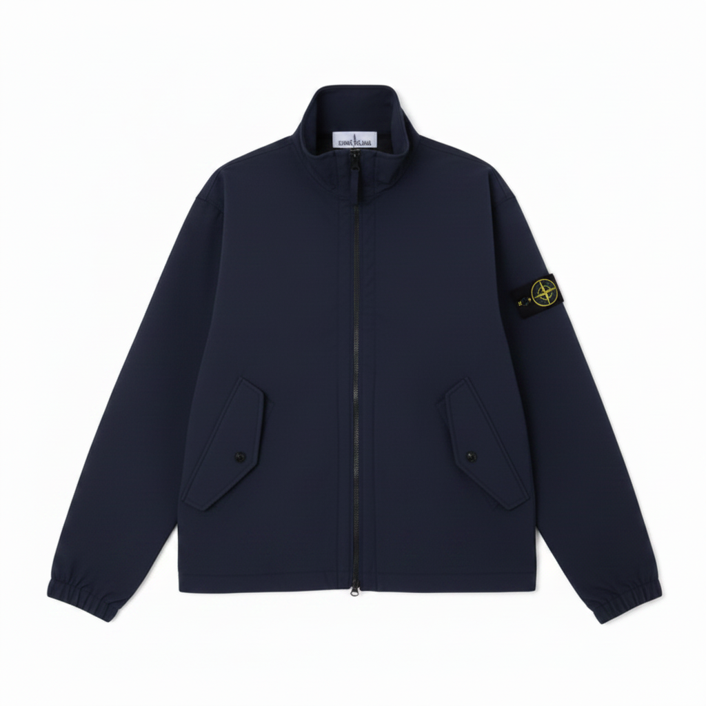 [Stone Island] Light Soft Shell-R E.Dye® Technology In Recycled Polyester Jacket