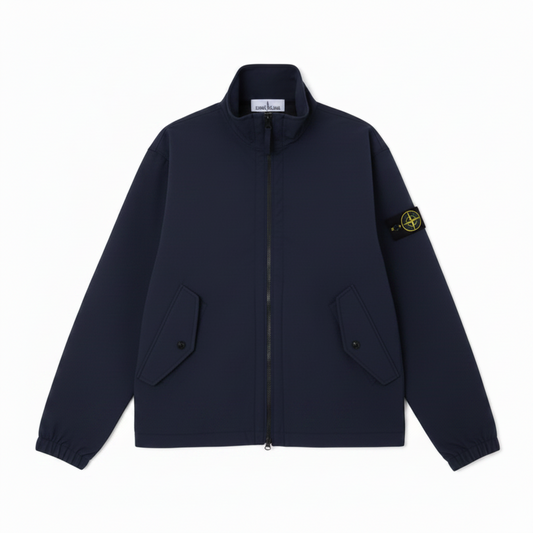[Stone Island] Light Soft Shell-R E.Dye® Technology In Recycled Polyester Jacket