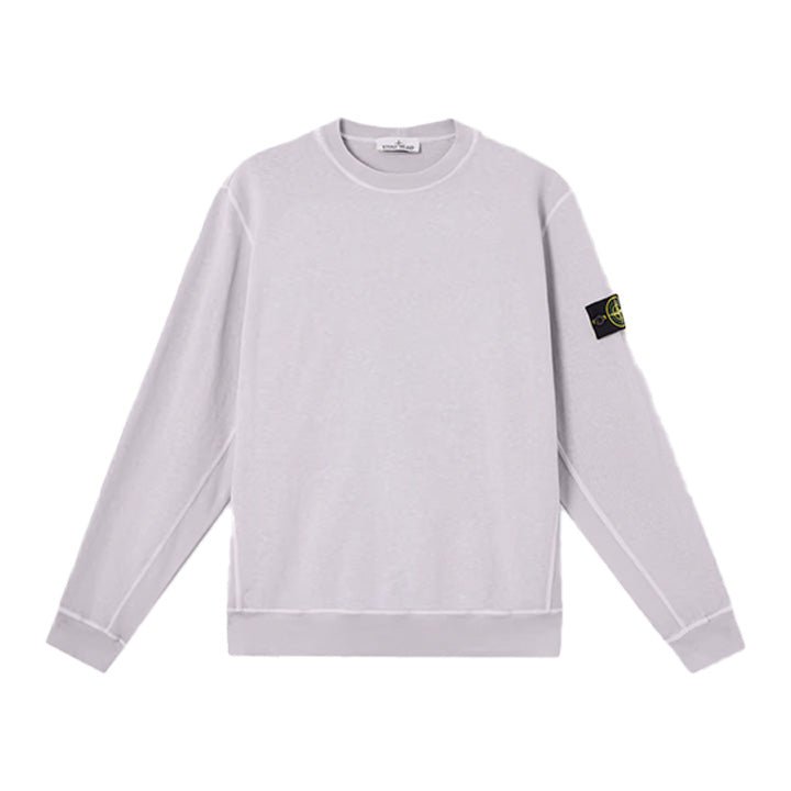 Stone Island Malfilé Fleece "Old" Effect Crewneck Sweatshirt in LilacSweatshirtsStone IslandDPUS Designer Outlet8053813026905SStone Island Malfilé Fleece "Old" Effect Crewneck Sweatshirt in Lilac