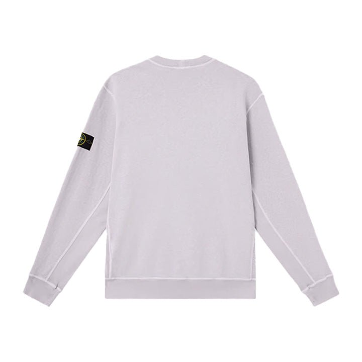 Stone Island Malfilé Fleece "Old" Effect Crewneck Sweatshirt in LilacSweatshirtsStone IslandDPUS Designer Outlet8053813026905SStone Island Malfilé Fleece "Old" Effect Crewneck Sweatshirt in Lilac