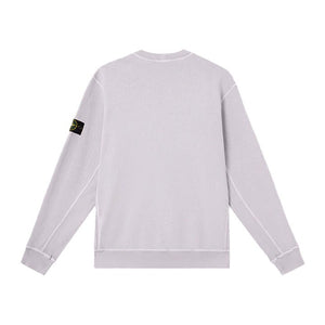 Stone Island Malfilé Fleece "Old" Effect Crewneck Sweatshirt in LilacSweatshirtsStone IslandDPUS Designer Outlet8053813026905SStone Island Malfilé Fleece "Old" Effect Crewneck Sweatshirt in Lilac