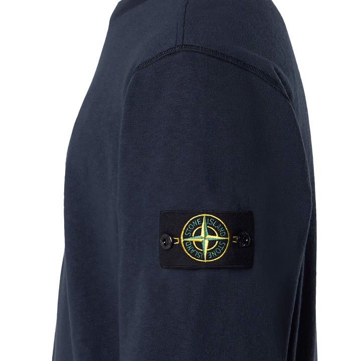 Stone Island Malfilé Fleece "Old" Effect Crewneck Sweatshirt in NavySweatshirtsStone IslandDPUS Designer Outlet8053813026134SStone Island Malfilé Fleece "Old" Effect Crewneck Sweatshirt in Navy