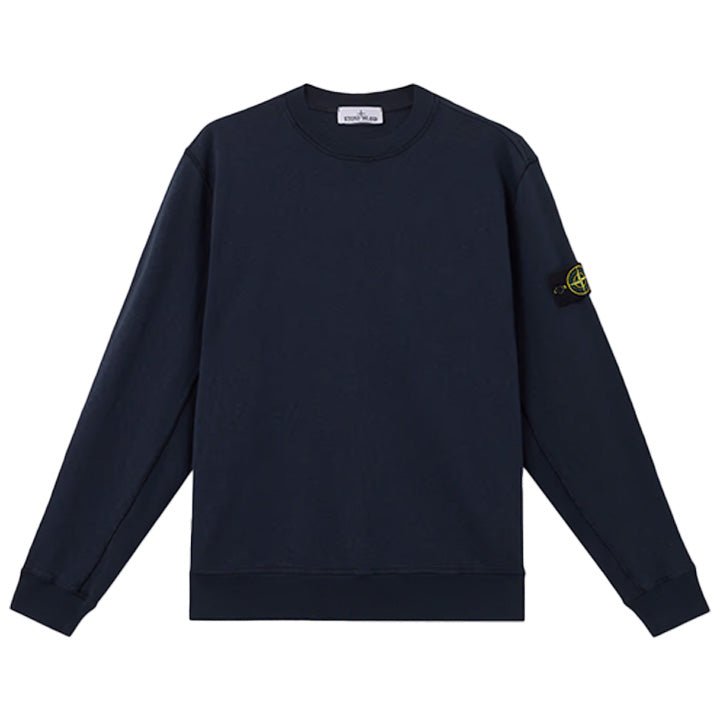 Stone Island Malfilé Fleece "Old" Effect Crewneck Sweatshirt in NavySweatshirtsStone IslandDPUS Designer Outlet8053813026134SStone Island Malfilé Fleece "Old" Effect Crewneck Sweatshirt in Navy