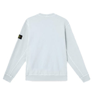 Stone Island Malfilé Fleece "Old" Effect Crewneck Sweatshirt in Sky BlueSweatshirtsStone IslandDPUS Designer OutletSStone Island Malfilé Fleece "Old" Effect Crewneck Sweatshirt in Sky Blue